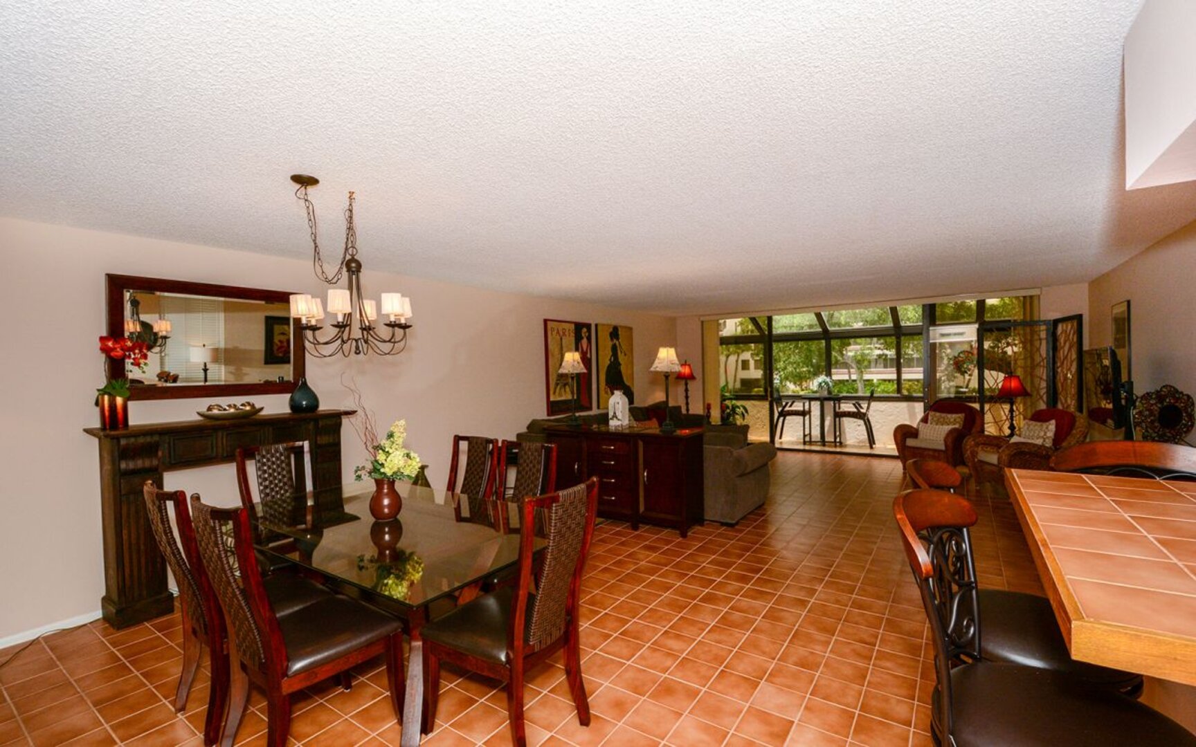 dining room - living room